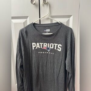 Patriots Football Gray Long Sleeve Shirt